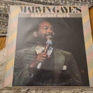 Marvin Gaye Greatest Hits vintage vinyl record. GUC